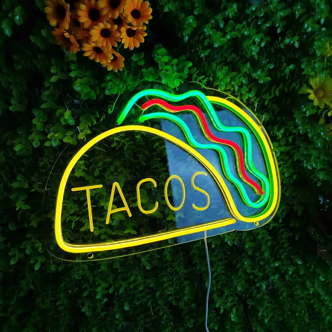 GlowBite Neon Fastfood Natlys – Skab en Trendy og Sjov Atmosfære