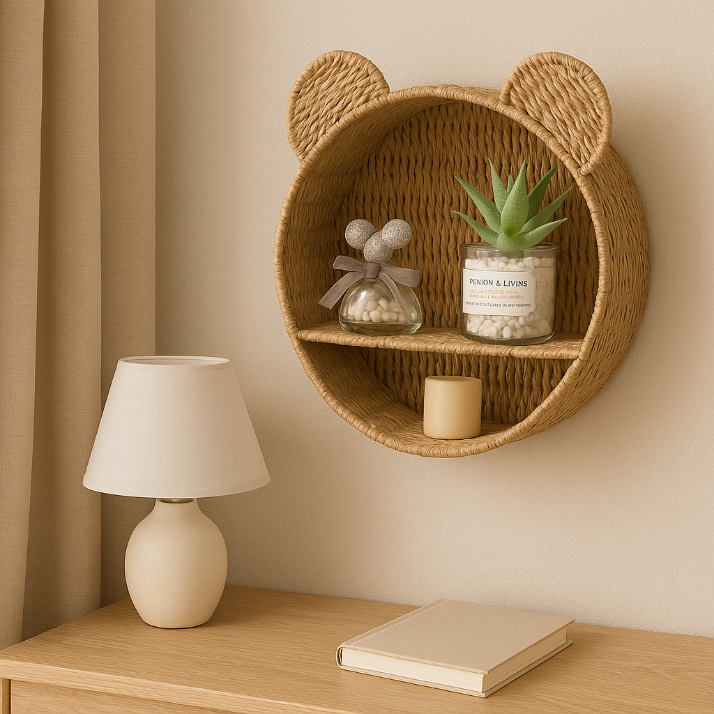 Terrano | Formet Rattan Væghylde