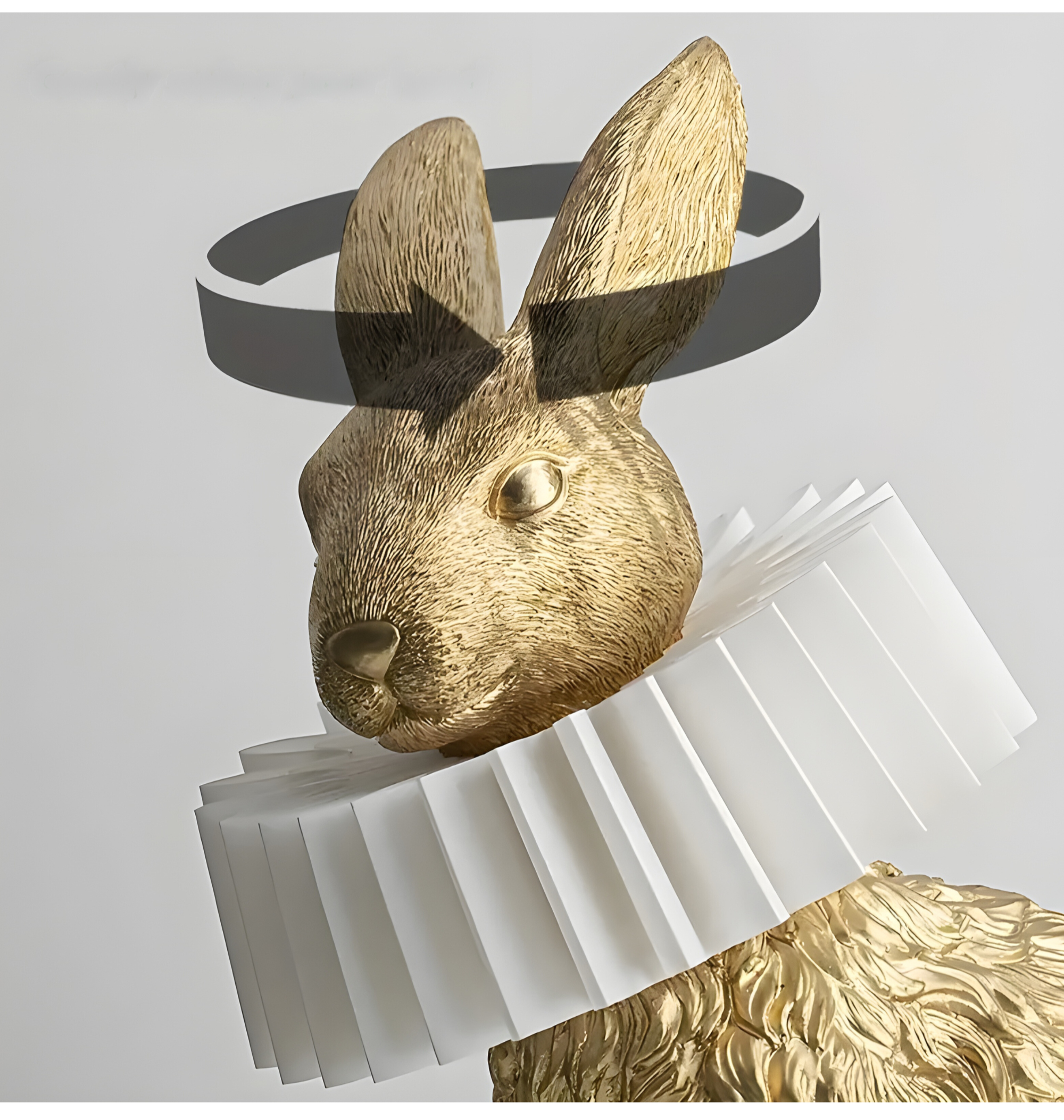 LumiBun – Art Deco-Inspireret Kaninformet Bordlampe