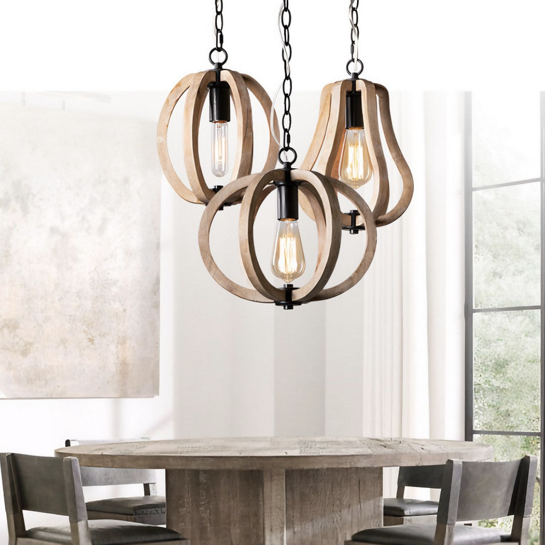 GeoGlow Stilfuld loftslampe med geometrisk design
