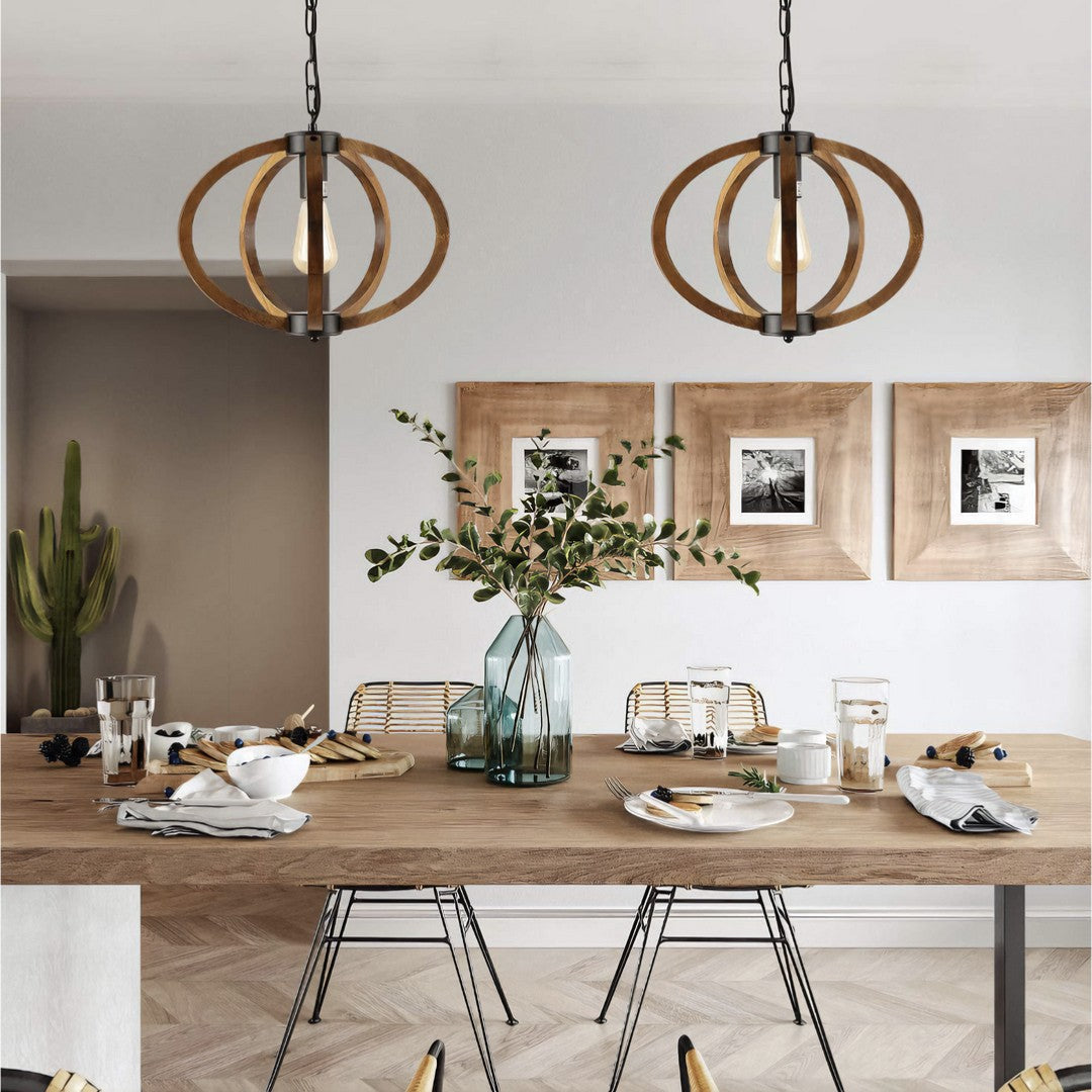 GeoGlow Stilfuld loftslampe med geometrisk design