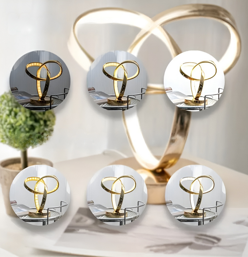 Ring - slank, moderne bordlampe