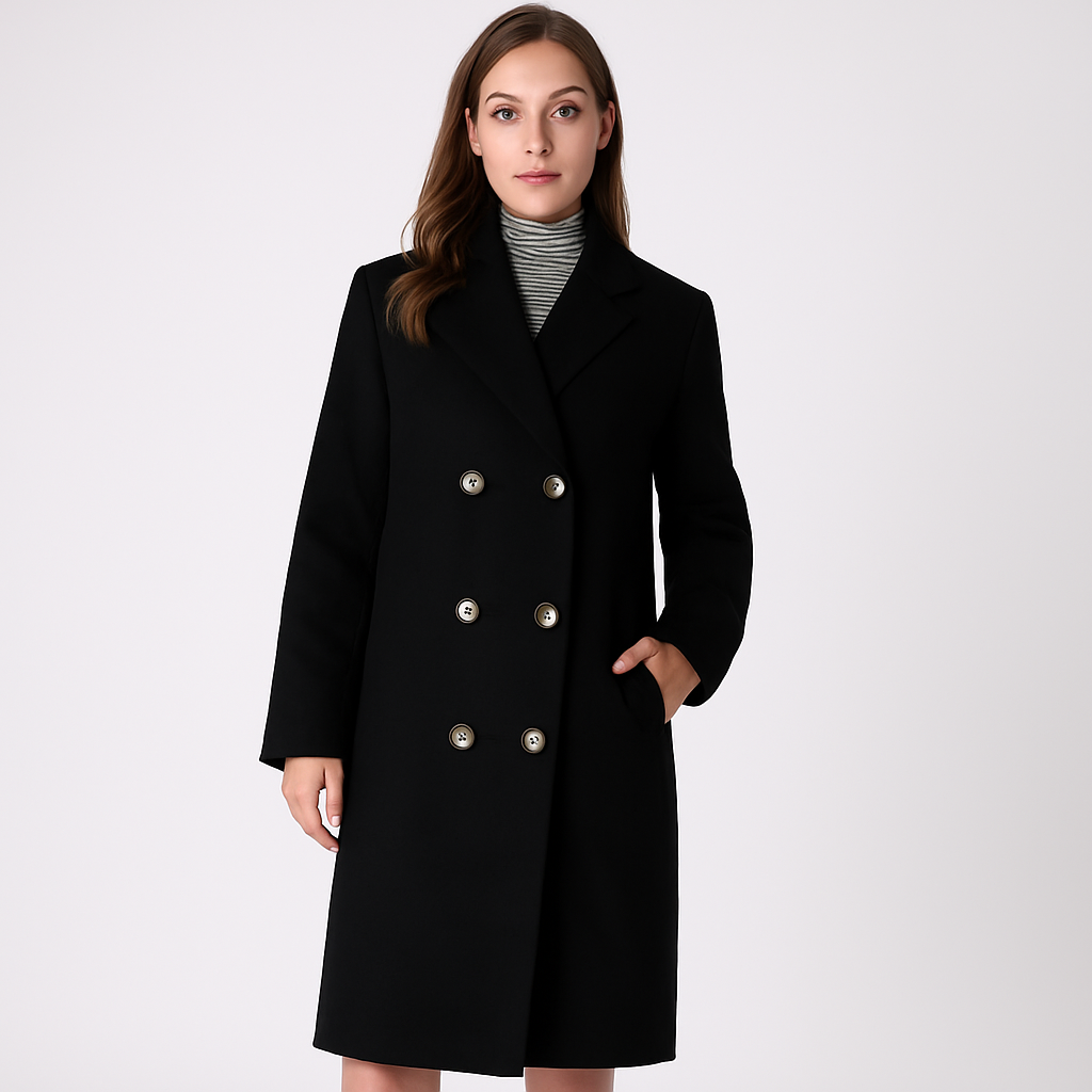 Victoria | Luksuriøs, lang, løsklippet frakke