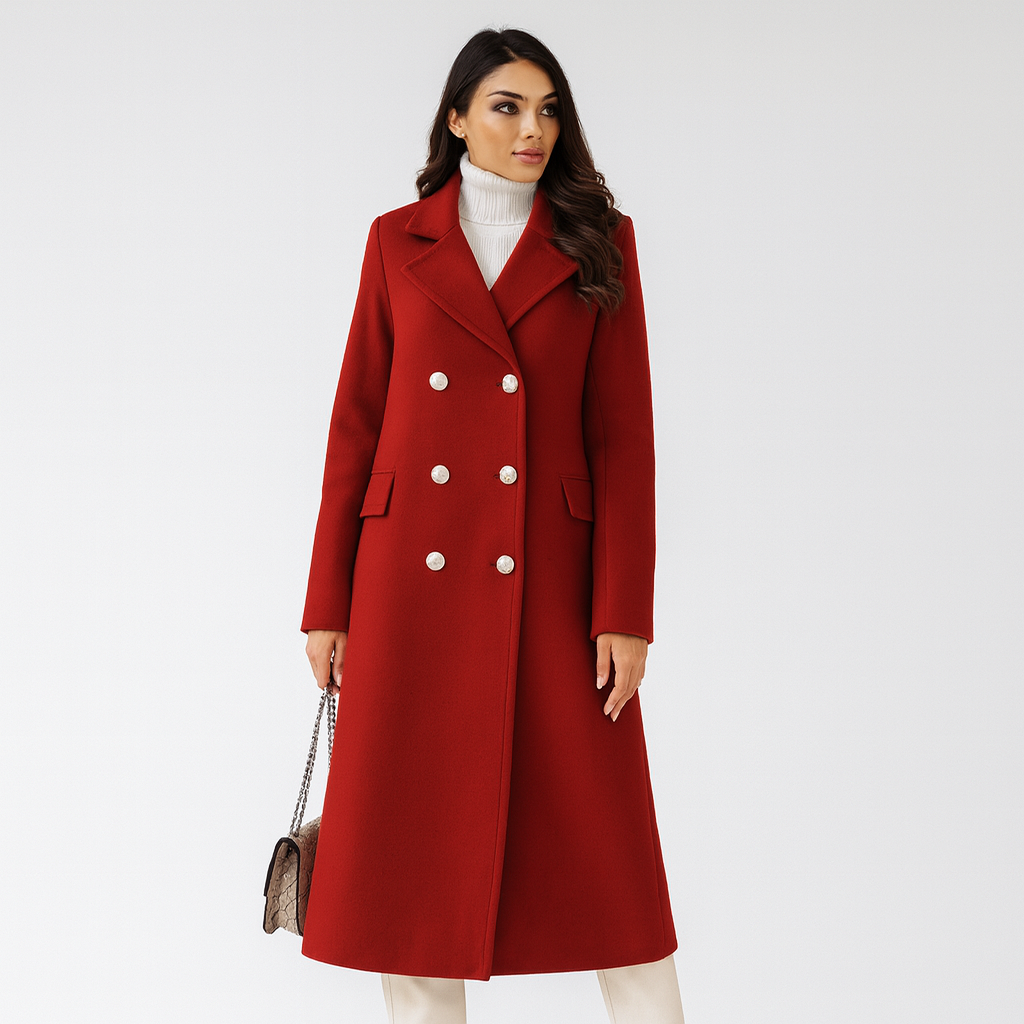 Victoria | Luksuriøs, lang, løsklippet frakke