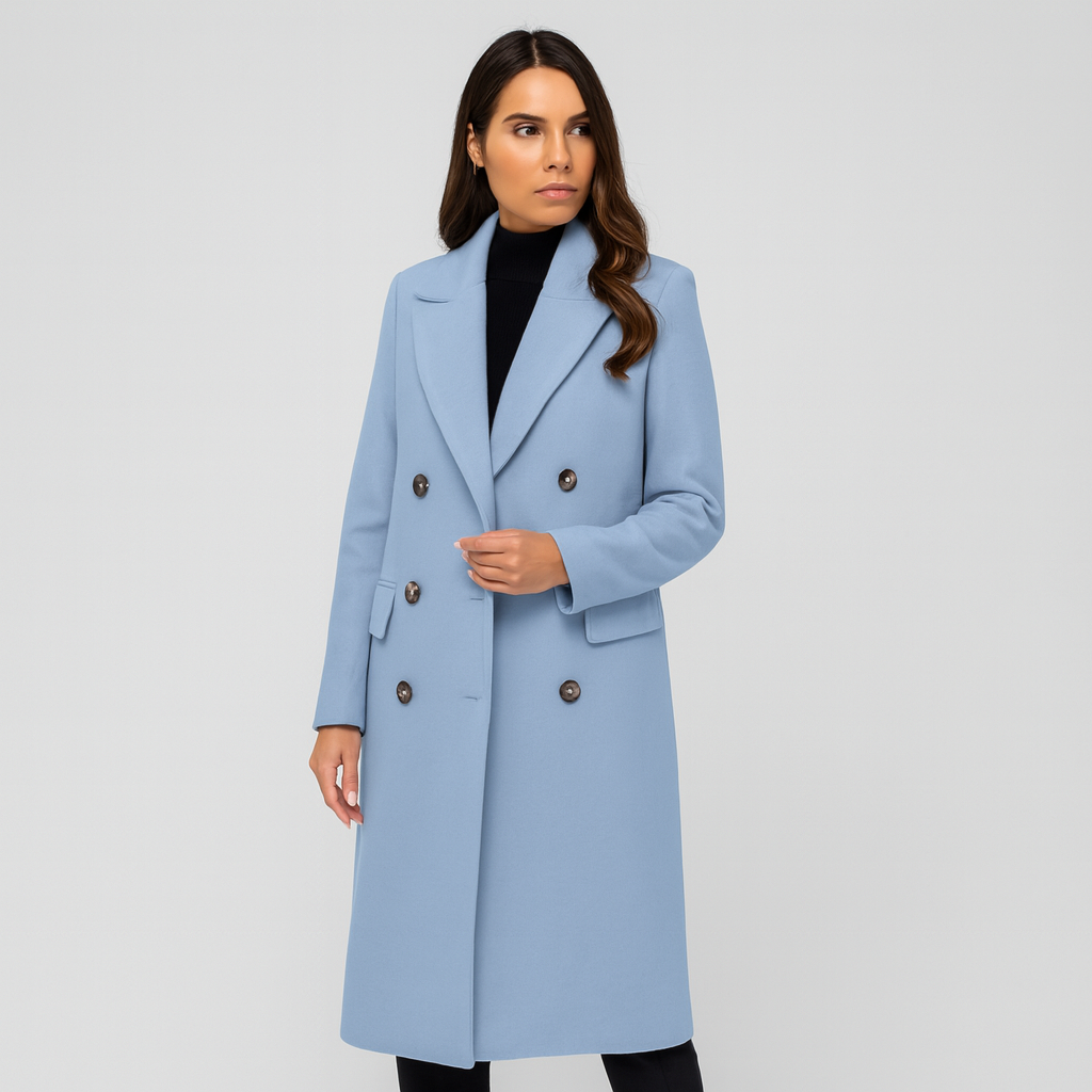 Victoria | Luksuriøs, lang, løsklippet frakke