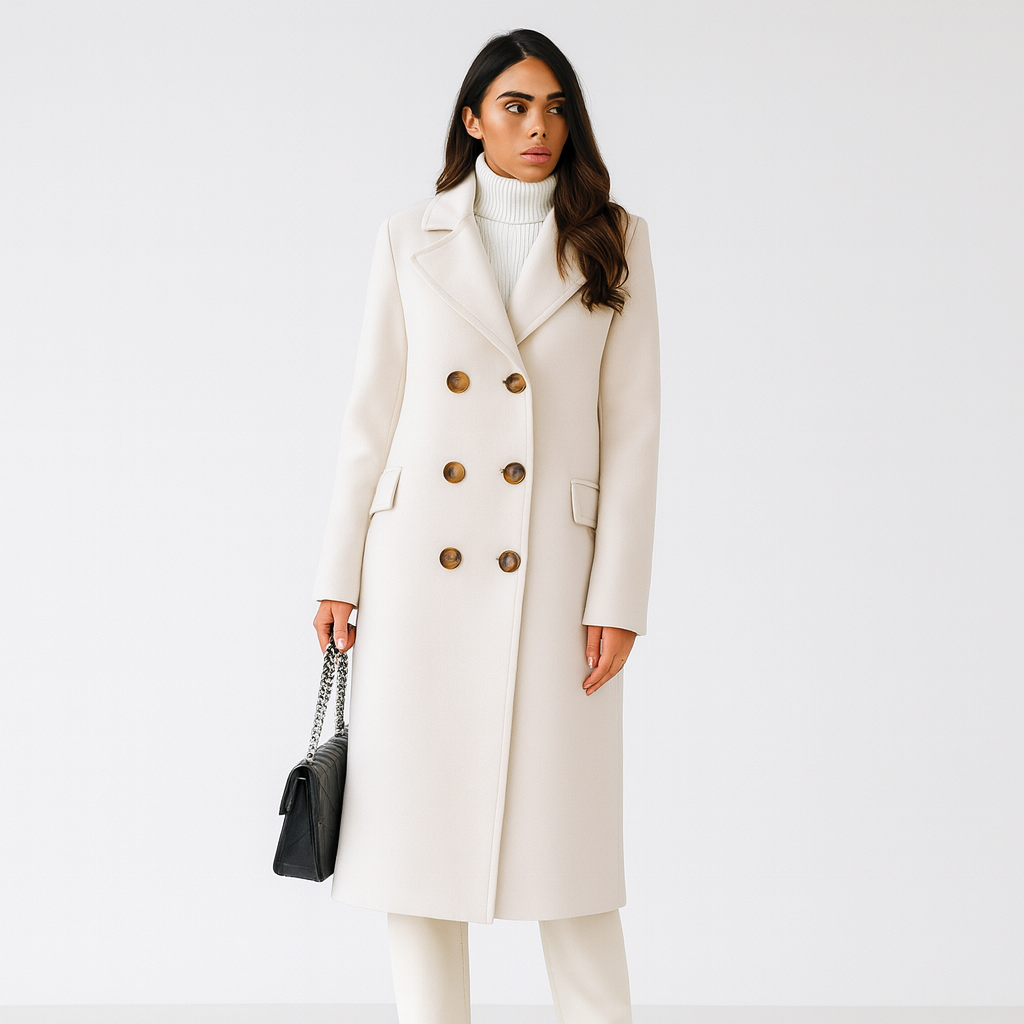 Victoria | Luksuriøs, lang, løsklippet frakke