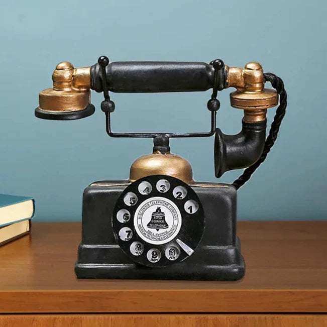 VintageDial – Dekorativ antik roterende telefonkopi
