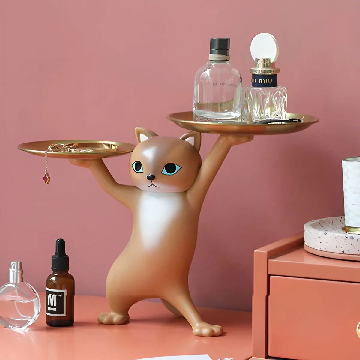 WhiskerWise dekorativ katte-organizer