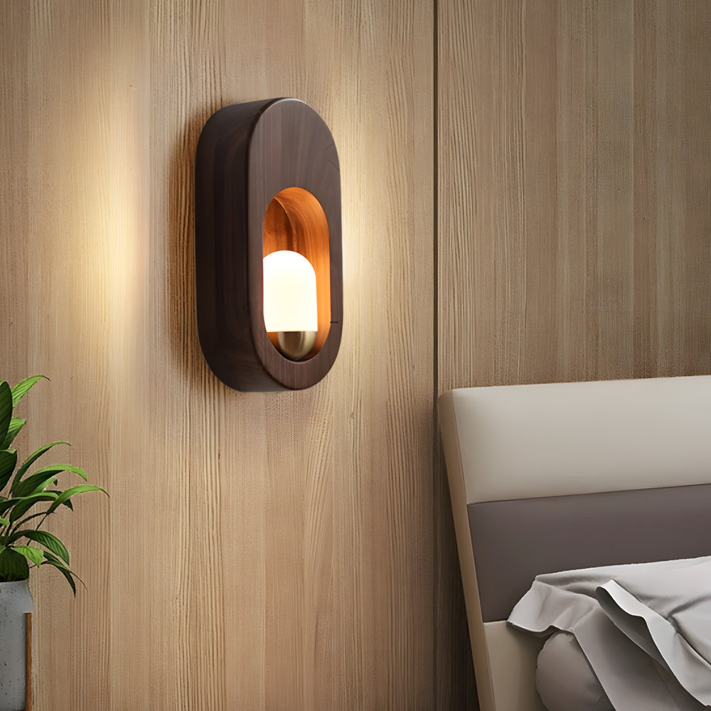Glow - Moderne, buet væglampe med blødt LED-lys