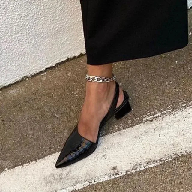 Malene - Casual slingback-sko med skridsikker tå