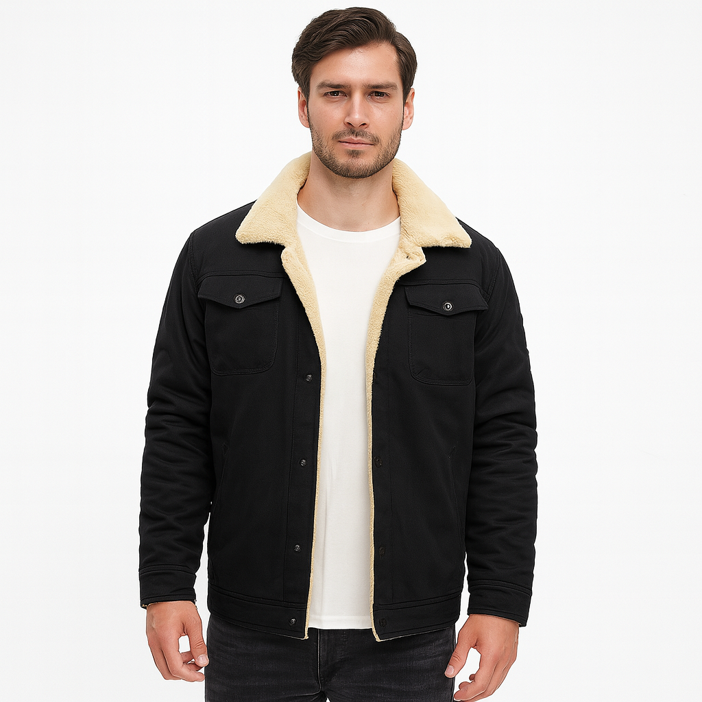 Xander varm knap fleece vinterjakke