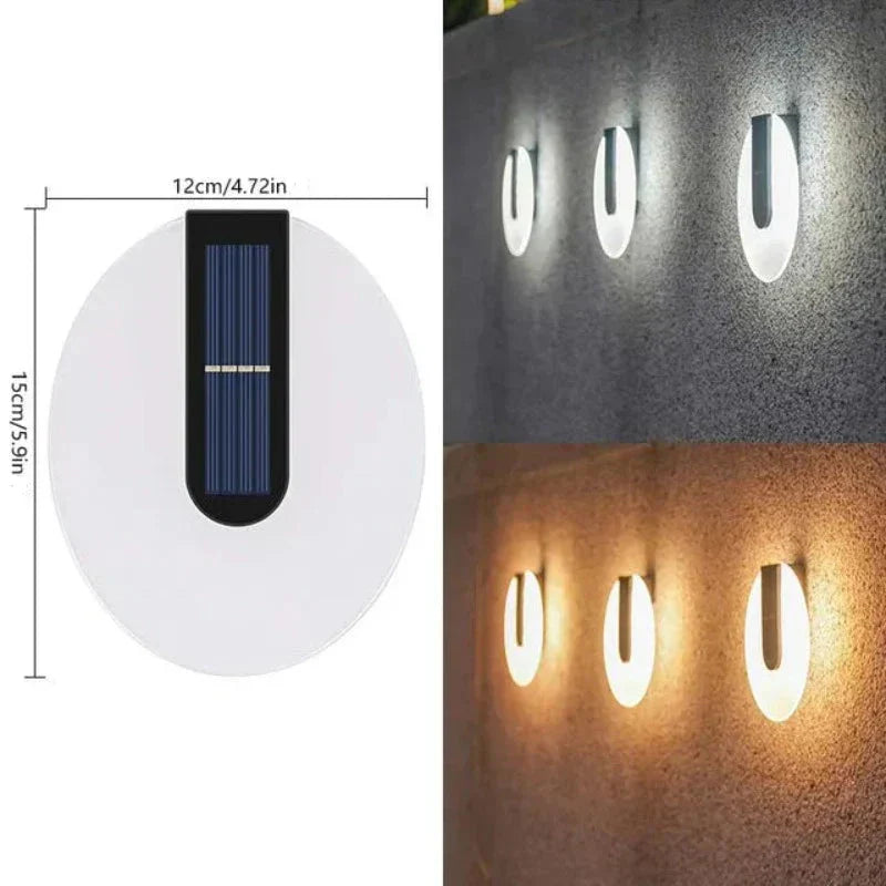 Elegant LED udendørs væglampe