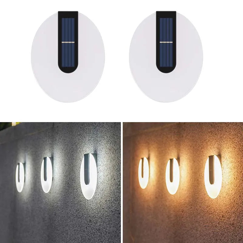 Elegant LED udendørs væglampe
