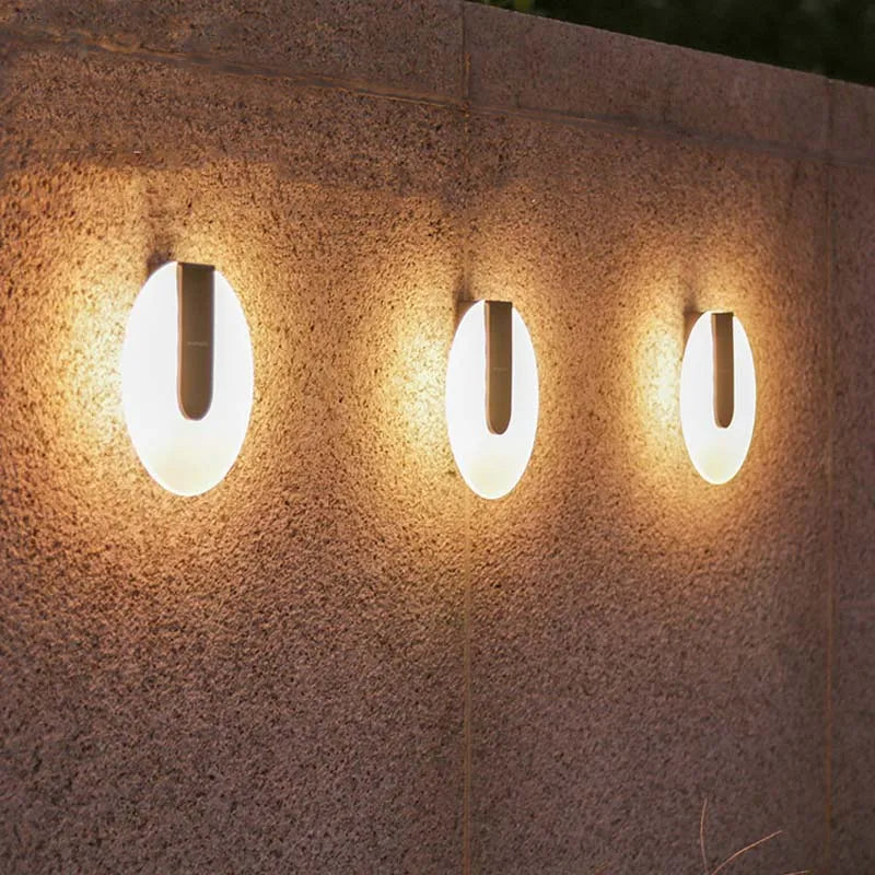 Elegant LED udendørs væglampe