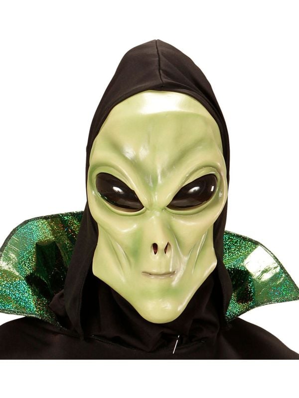 Grønt Alien-kostume
