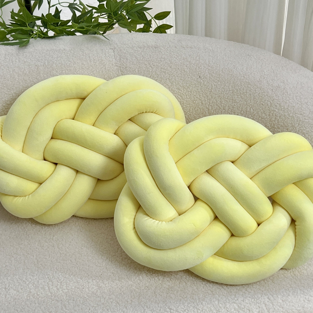 CozyPlush Sæt med 2 Plys Dekorative Puder – Blød Elegance til Dit Hjem