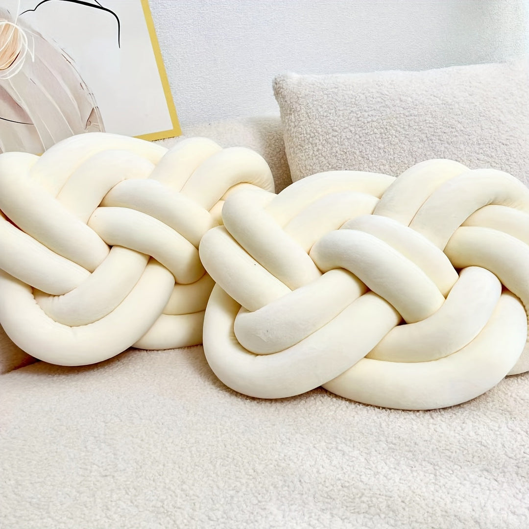 CozyPlush Sæt med 2 Plys Dekorative Puder – Blød Elegance til Dit Hjem