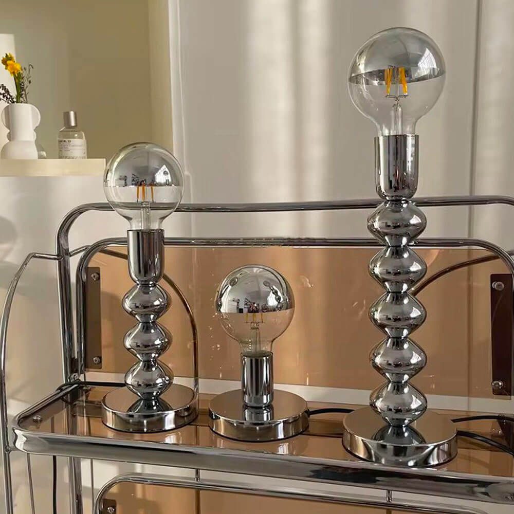 RetroGlow - Retro Deco sengelampe med tidløs elegance