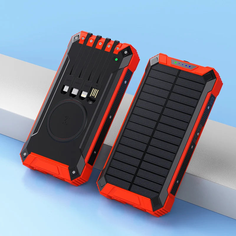 SunCharge - Solcellebatteri med flere porte