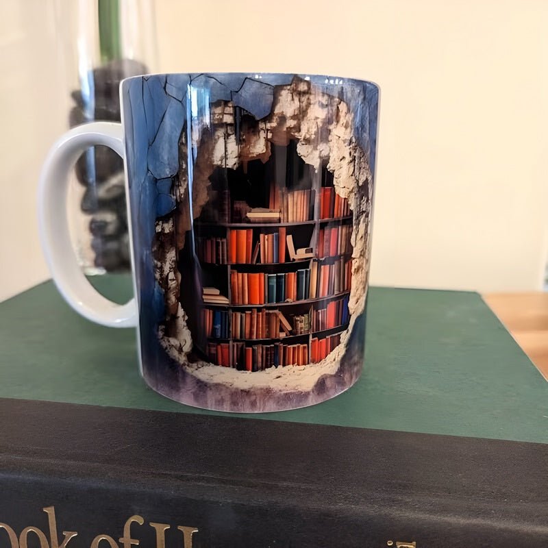 Bibliophile'sMugs - 3D-krus med bogreol
