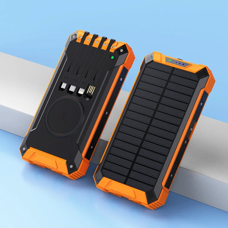 SunCharge - Solcellebatteri med flere porte