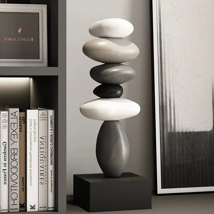 StoneBalance - Moderne stablet stenskulptur