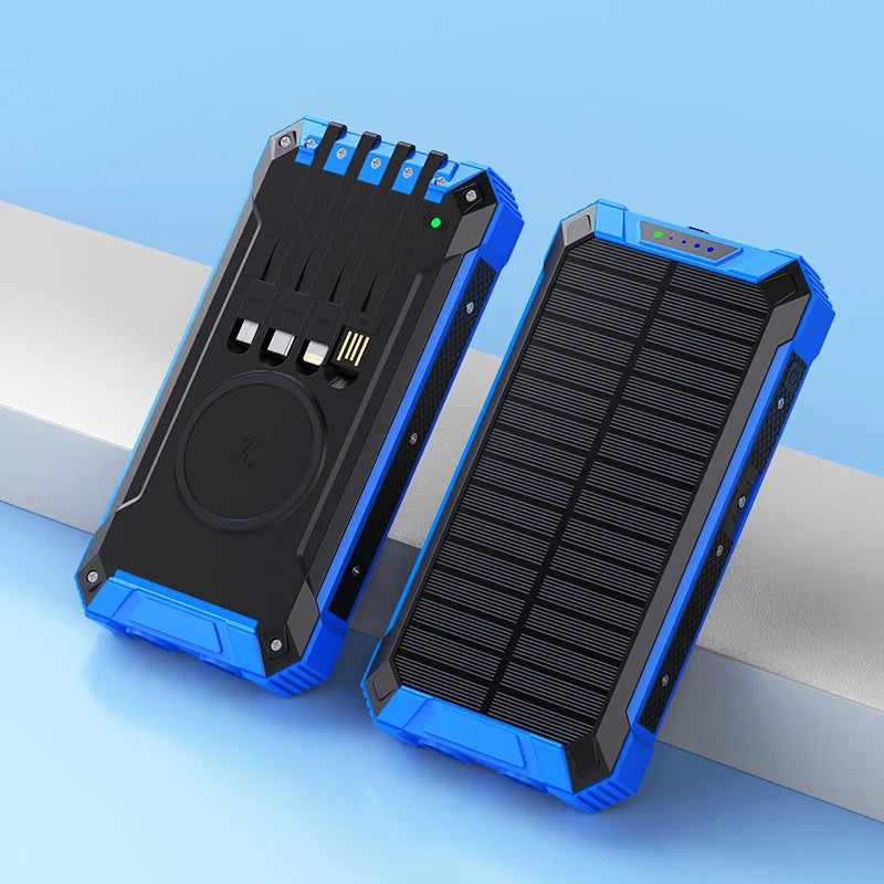 SunCharge - Solcellebatteri med flere porte