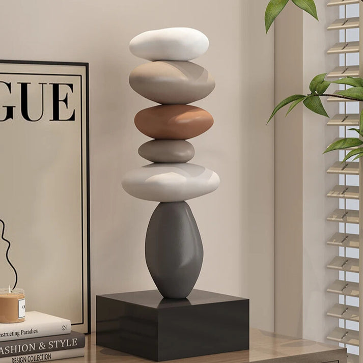 StoneBalance - Moderne stablet stenskulptur