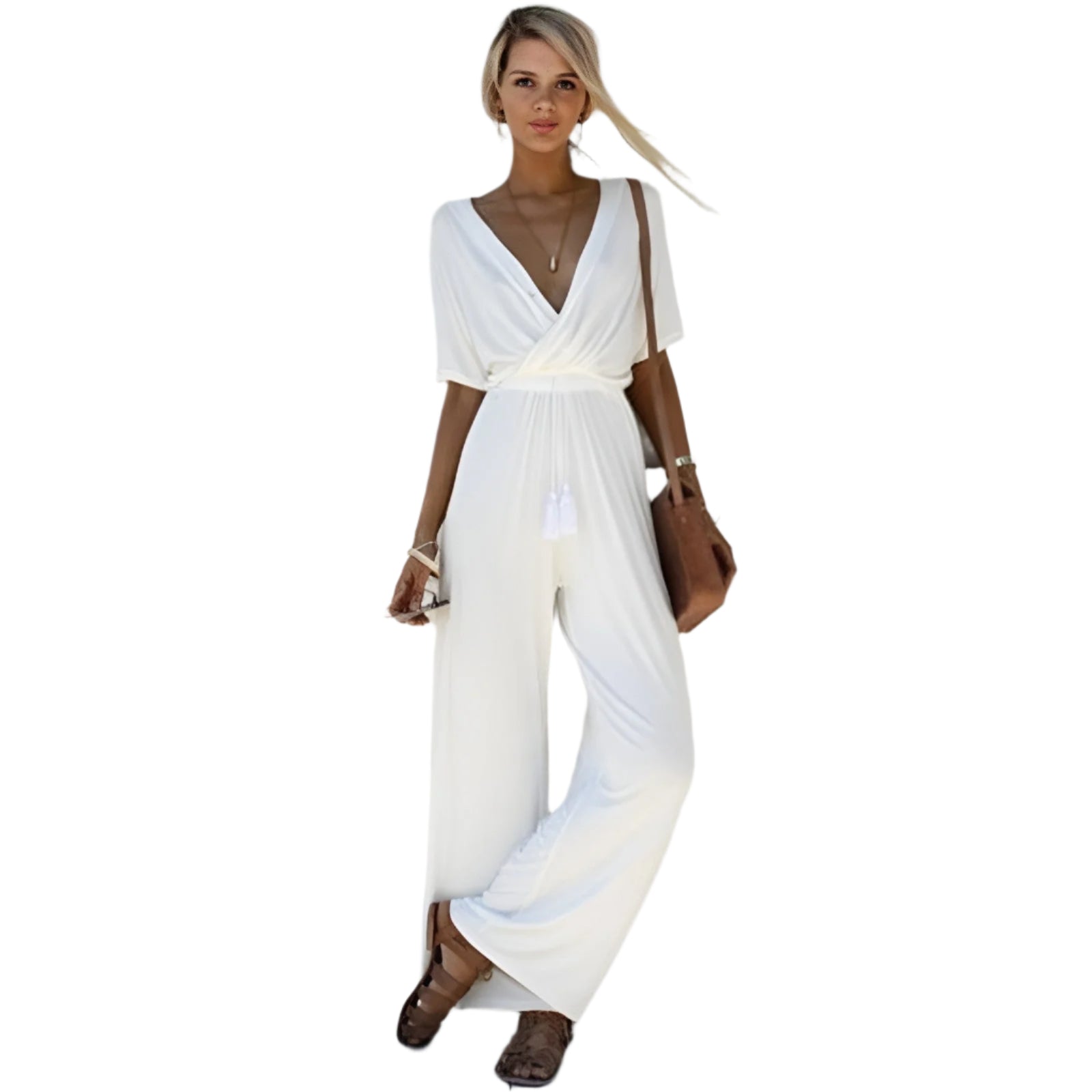 Clea - Flatterende jumpsuit