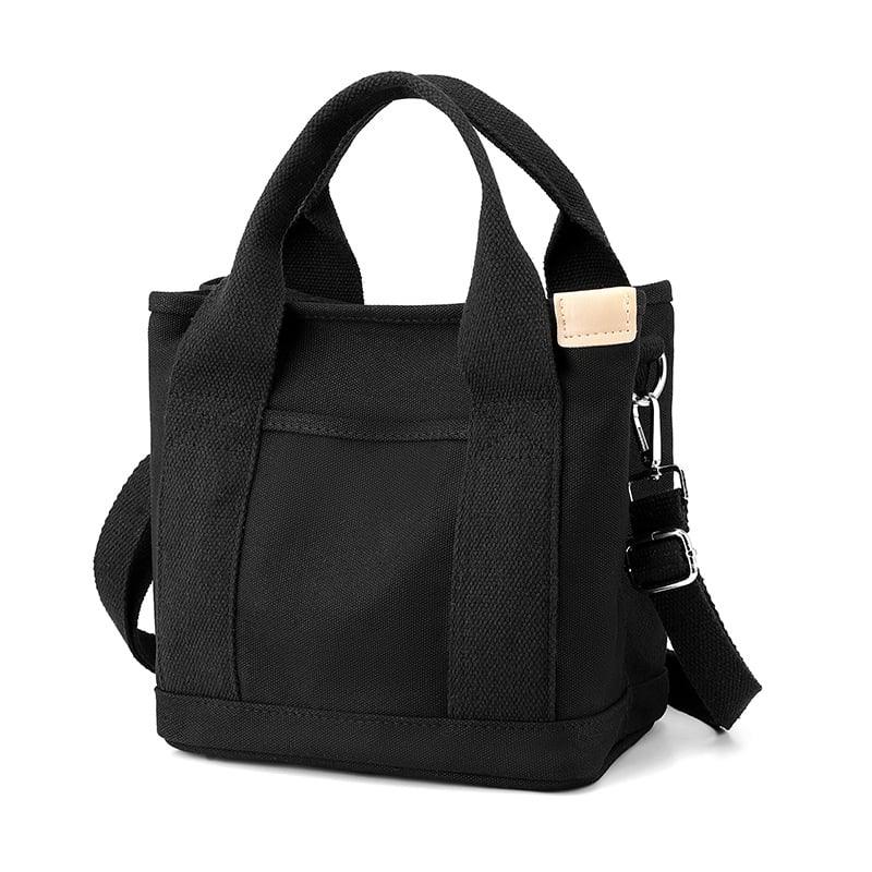 Brinna - Elegant crossbody-taske i lærred