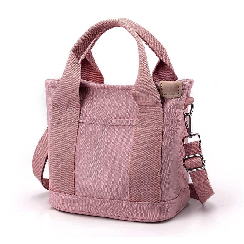 Brinna - Elegant crossbody-taske i lærred