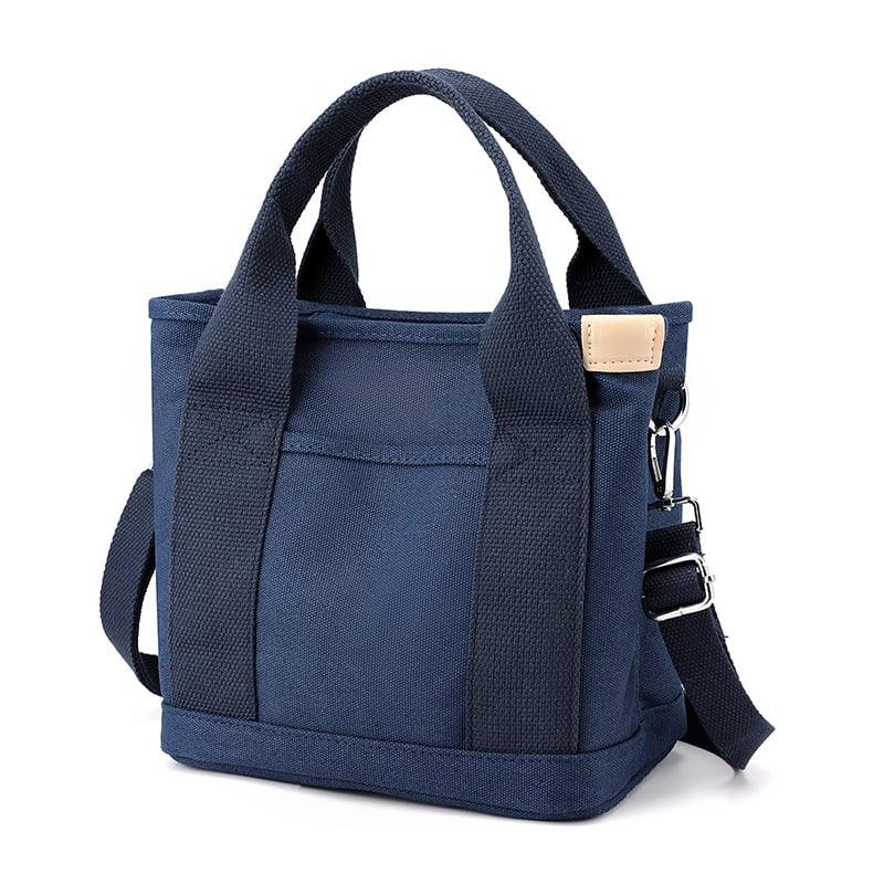 Brinna - Elegant crossbody-taske i lærred