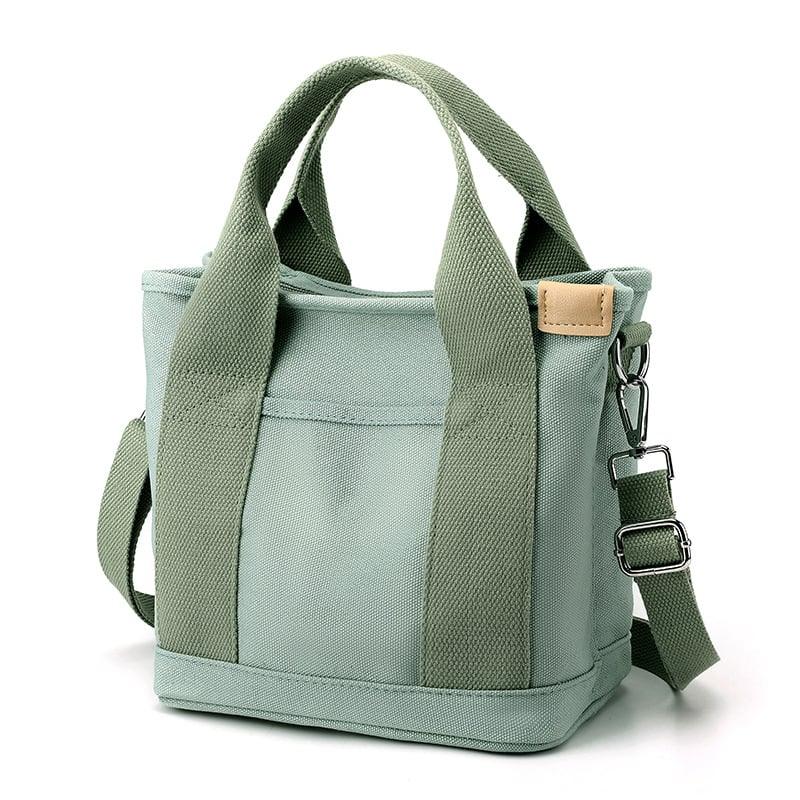 Brinna - Elegant crossbody-taske i lærred