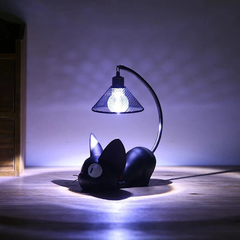 LumiPaws – Yndig sort kattelampe med fleksibelt baglygte