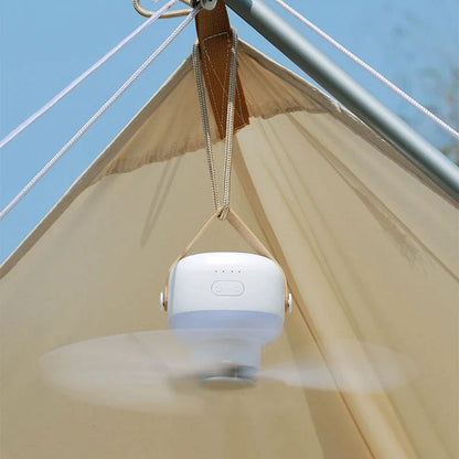 BreezeFlow - Genopladelig loftsventilator med fjernbetjening