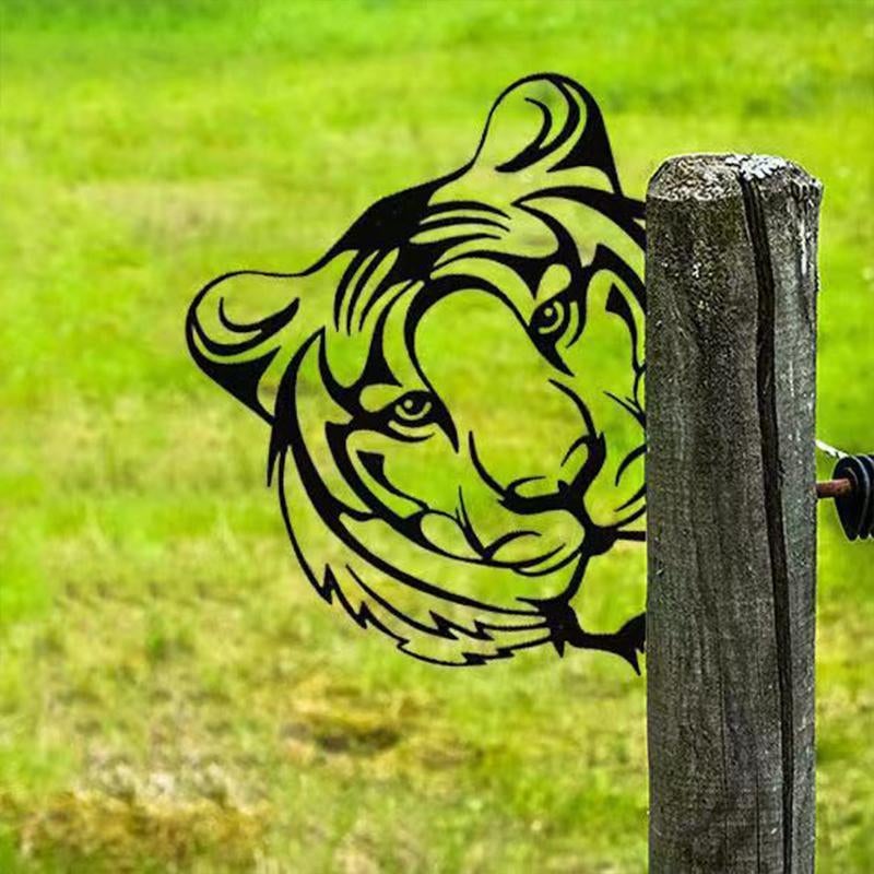 WildPost - Metal dyresilhuet Fence Toppers