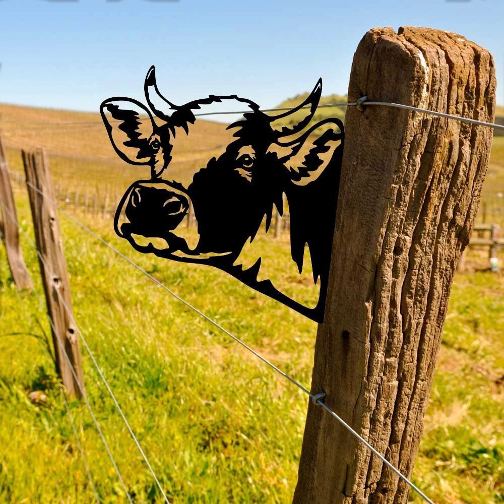 WildPost - Metal dyresilhuet Fence Toppers