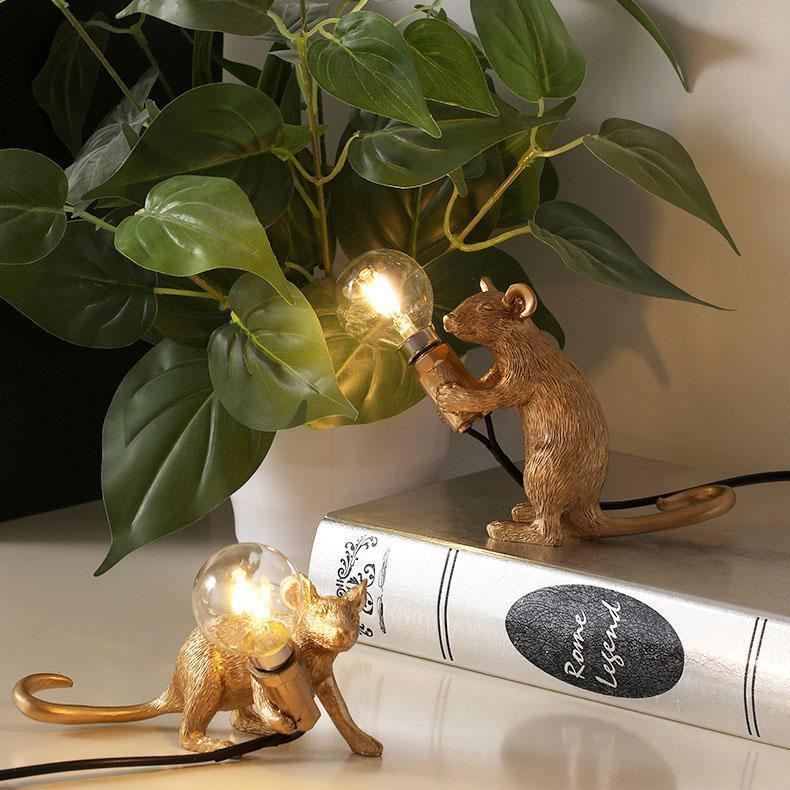 GlowNest - LED mus-formet dekorativ lampe