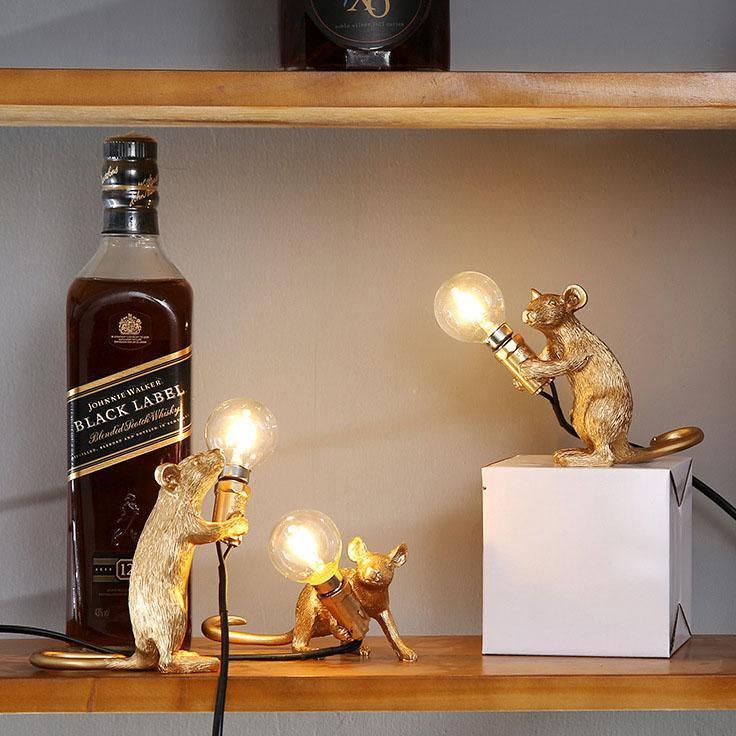 GlowNest - LED mus-formet dekorativ lampe