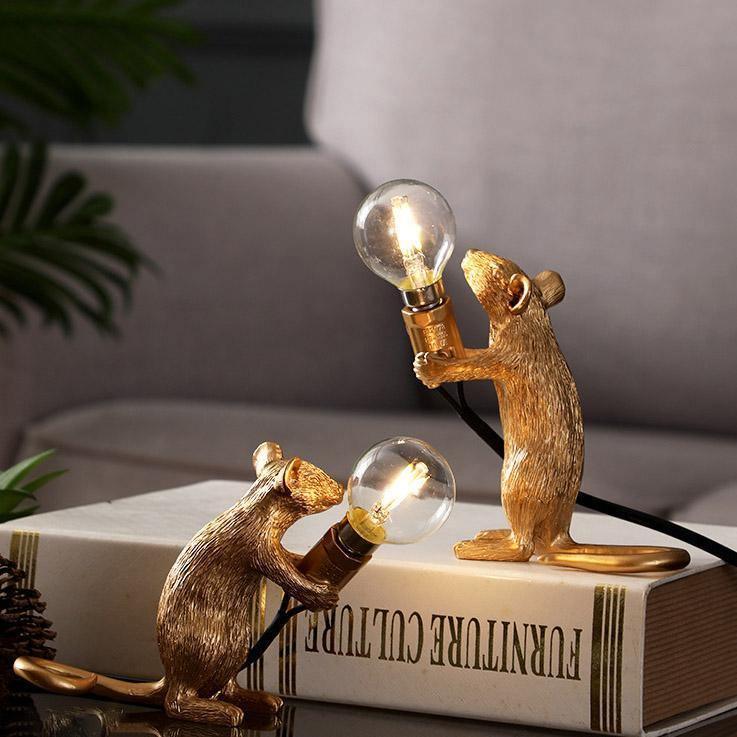 GlowNest - LED mus-formet dekorativ lampe