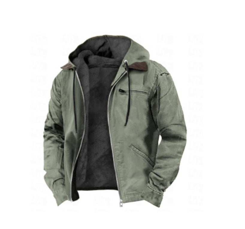 Luke - Highlander Fleece-foret hættejakke