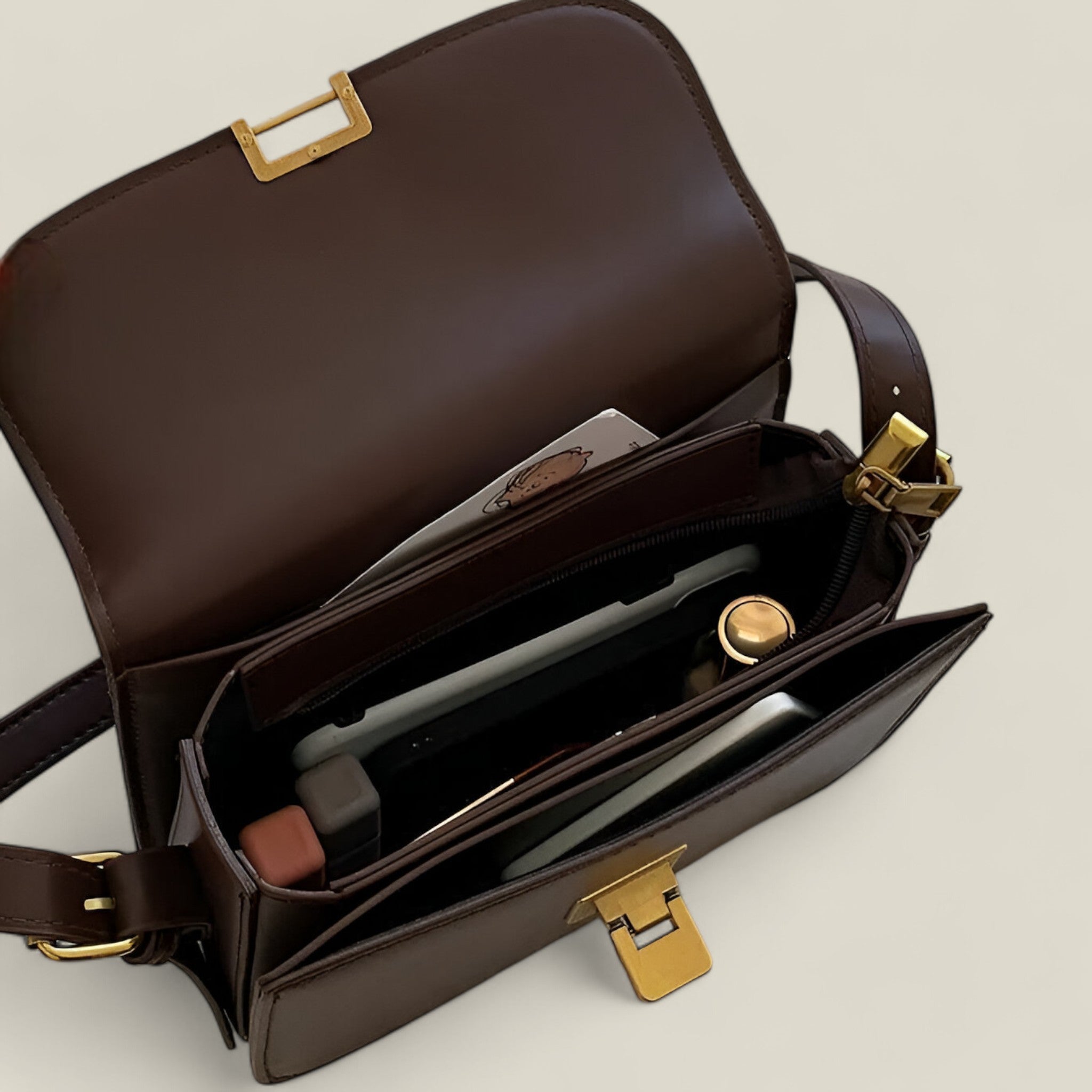 Mila Elegant minimalistisk skuldertaske