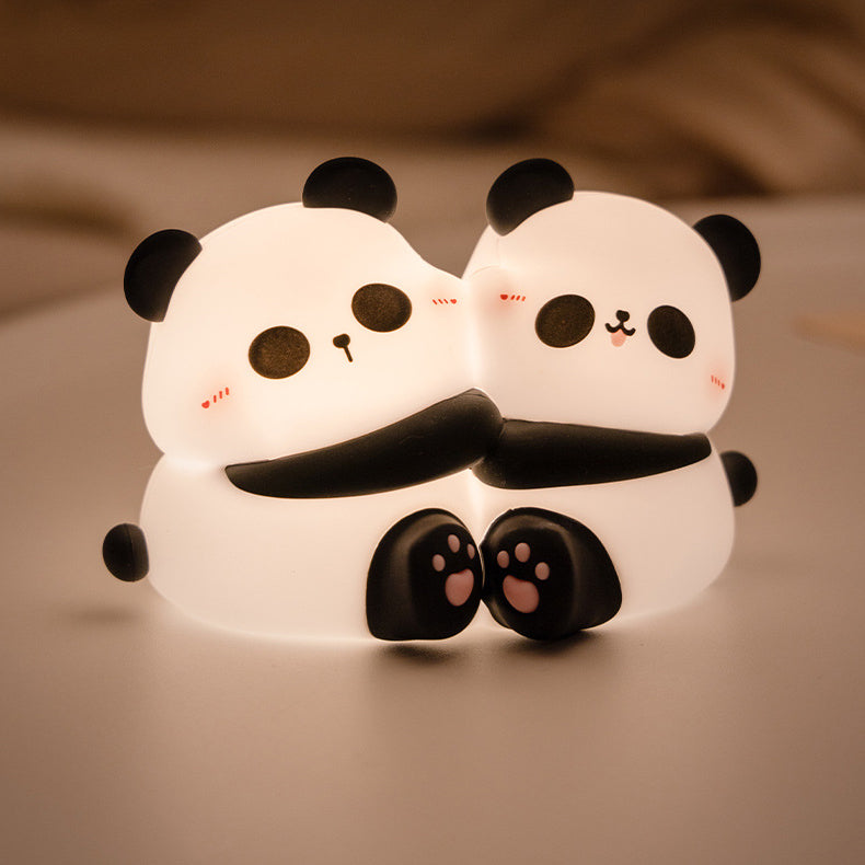 PandaGlow – Charmerende LED Duo-natlys