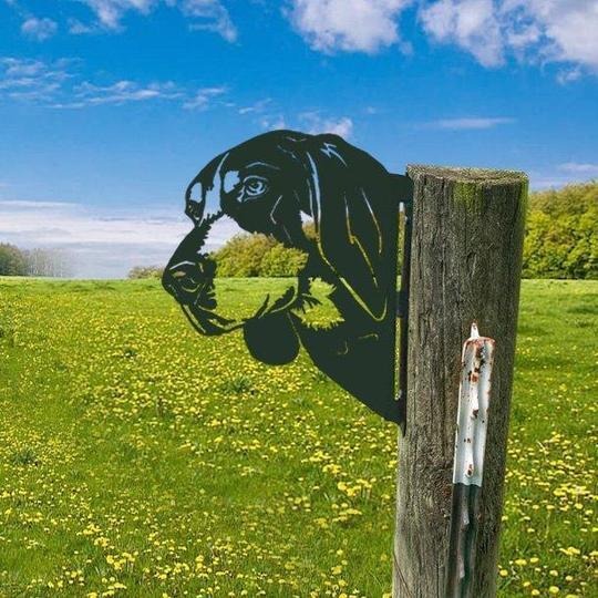 WildPost - Metal dyresilhuet Fence Toppers
