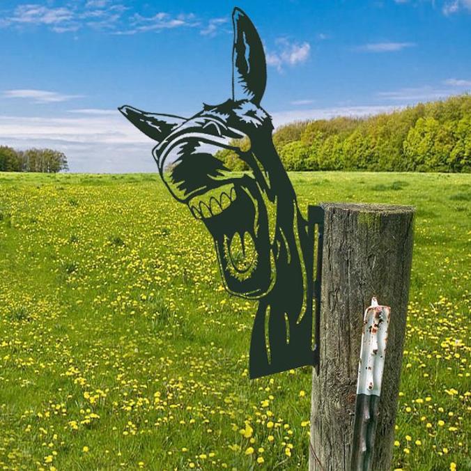WildPost - Metal dyresilhuet Fence Toppers
