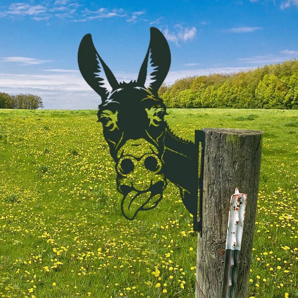 WildPost - Metal dyresilhuet Fence Toppers