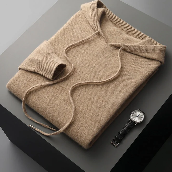 Aurora - Luksuriøs Cashmere hættetrøjejakke