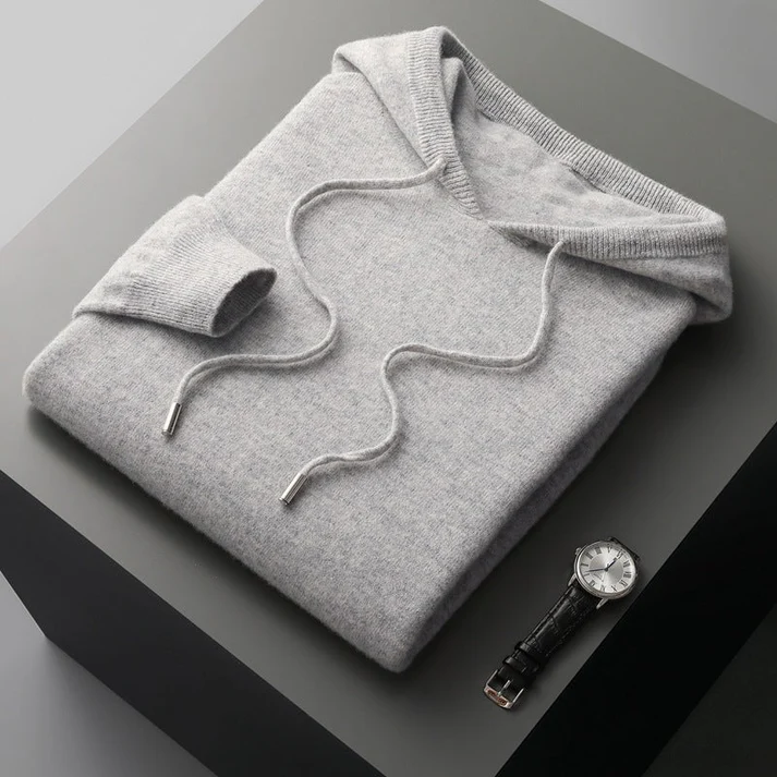 Aurora - Luksuriøs Cashmere hættetrøjejakke