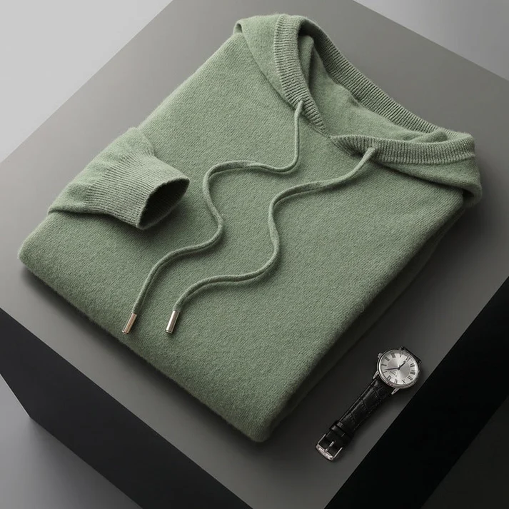 Aurora - Luksuriøs Cashmere hættetrøjejakke