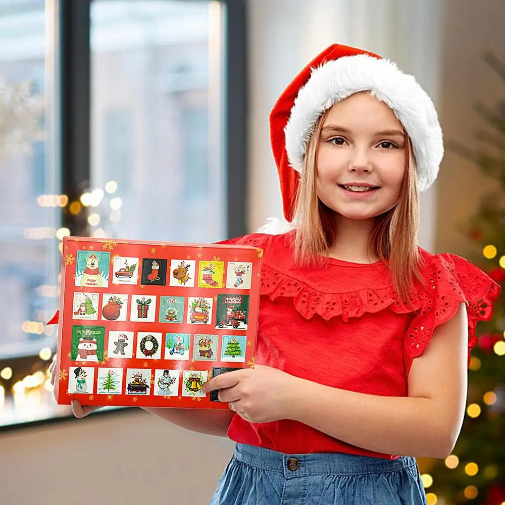 24 dages nedtællingsadventskalender - julearmbånd DIY-sæt